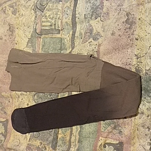 COFFEE OMBRE VELVETY CANDY COLORED PANTYHOSE/TIGHTS OS - Picture 1 of 1